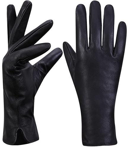 Dents Womens Thruxton Hairsheep Leather Driving Gloves - Black