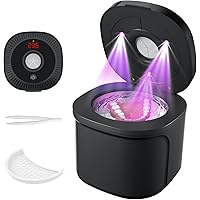 Ultrasonic Retainer Cleaner, Upgraded 48kHz Dental Cleaner Machine for Braces, Mouth Guard Cleaner, Toothbrush Heads, Jewelry