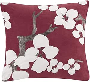 cherry red throw pillows