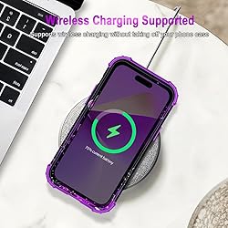 Miqala Compatible with iPhone 15 Case,Glow in The