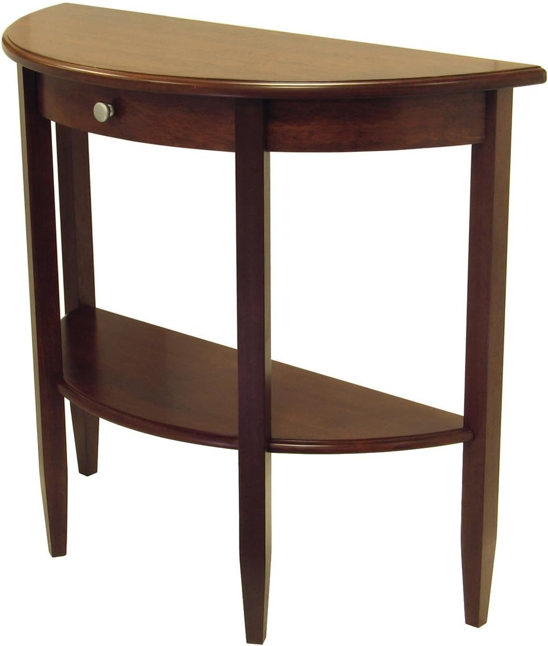 Amazon Com Concord Hall Console Table Half Moon With Drawer