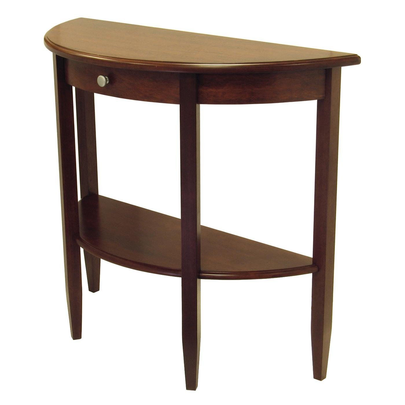 Buy Concord Hall / Console Table, Half Moon with Drawer, Shelf Online