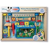 Melissa & Doug Disney Mickey Mouse Deluxe Wooden Tool Set