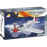 COBI TOP Gun: Maverick&trade; P-51D Mustang&trade;, 1:48 Scale, 150 Pieces | Pad-printed details, rotating propeller, rotating wheels, printed elements, collector's set, EU-made, ages 6+