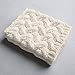 FAYBOX Short Women Crochet Boot Cuffs Winter Cable Knit Leg Warmers Ivory