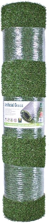 GardenKraft 4m x 1m Artificial Grass Roll 15mm High-Density UV Stabilised view 9