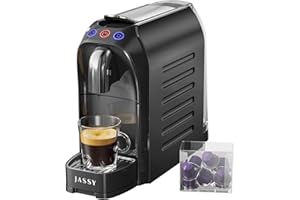 JASSY Small Espresso Coffee Machine 20 Bar Coffee Maker Compatible for NS Original Capsules with One-Touch Brewing Control,1255W(NS Original Capsules)