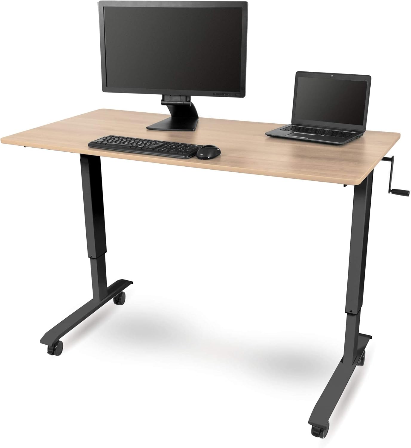 Charcoal Frame Gloss White Top Bureau Assis Debout A Hauteur Reglable Par Manivelle Desk Length 120cm Metal Bureau Ameublement Et Decoration Charcoal Frame Gloss White Top Bureau Assis Debout A Hauteur Reglable Par Manivelle Desk Length 120cm Metal Bureau Ameublement Et Decoration