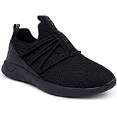 Nautica Kids Boys and Girls Athletic Slip-On Sneakers, Lightweight Bungee Running Shoes for Toddler, Little Kid, and Big Kid