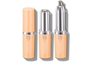 PRESKBOO Facial Hair Remover for Women,Hair Remover for Face,Lip,Painless Peach Fuzz Remover,Facial Hair Removal,Ladies Face Shaver/Razor,Epilators,Nose Trimmer,Maize/ff5