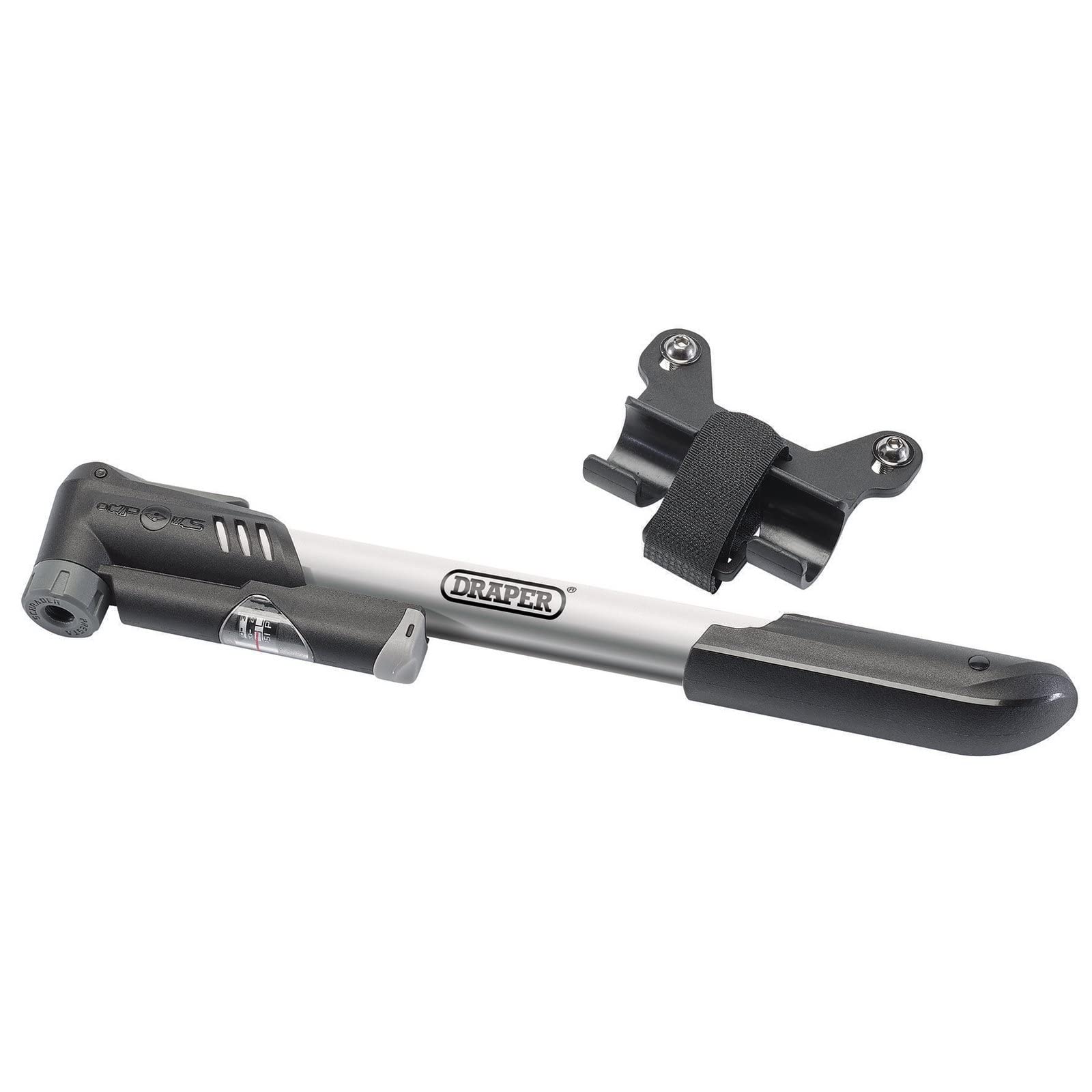 Draper 57379 Dual Connector Bicycle Hand Pump