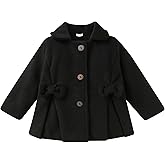 JEELLIGULAR Toddler Baby Girl Coats Kids Cloak Button Warm Thick Jacket Clothes Baby Fall Winter Outwear Clothes Set