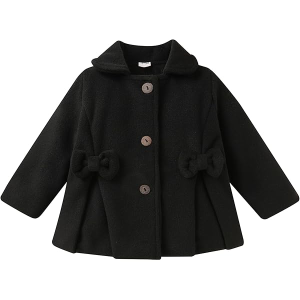 Amazon.com: MoZiKQin Toddler Baby Boys Girls Wool Coat Winter Warm