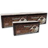 HAGEN Generic Gano Excel Gano Cafe Classic Dark Roast Instant Black Coffee 30 sachets x 3g (3 Boxes)