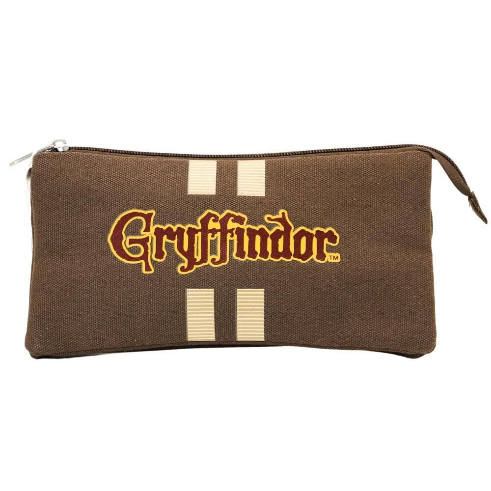 Harry Potter Potter-Triple HS Pencil Case, Brown, 23 x 12 cm