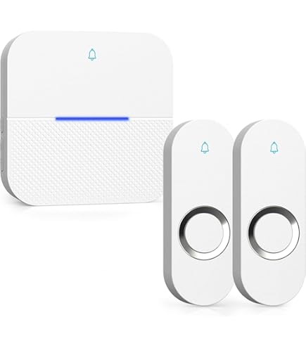 Heath Zenith SL-6273-00 Wireless MP3 Doorbell, White, Multi