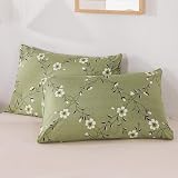 Loussiesd Flowers Bedding Set White Floral Duvet Cover 1 Pillowcase Single view 5