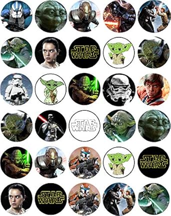 star wars edible cupcake toppers