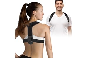 Posture Corrector for Women and Men, Adjustable and Breathable Upper Back Brace for Posture, Providing Pain Relief from Back,