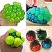 Anti Stress Reliever Grape Ball Hand Wrist Squeeze Toy Squishy Mesh Ball Gift (Blue)