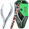Nghia Professional Stainless Steel Cuticle Nipper C-03 (D-01) Jaw 14 Cuticle Cutter Trimmer Manicure Tools with Double Spring– Perfect Nail Care Tool at Home/Spa/Saloon Osimihome (1 PCS) C-03 D01-14
