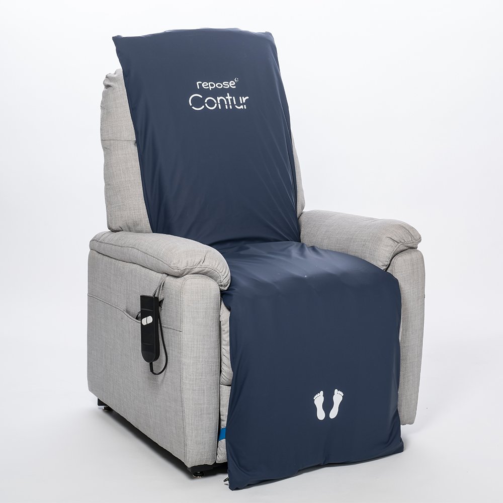 Repose Pressure Relieving Contur Acute Riser Recliner Chair Overlay and