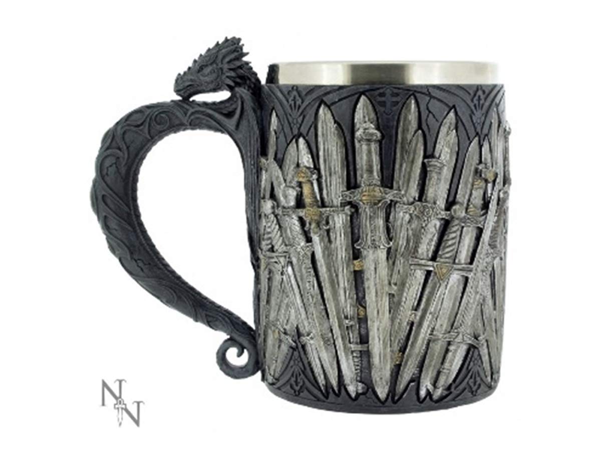 Nemesis Now Sword Tankard Mug 14cm Silver