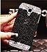 Galaxy S5 Case ,LA GO GO(TM) Luxury Handmade Diamond Hybrid Glitter Bling Hard PC Shiny Sparkling with Crystal Rhinestone Cover Case for Samsung Galaxy S5 i9600 (Black, Galaxy S5)