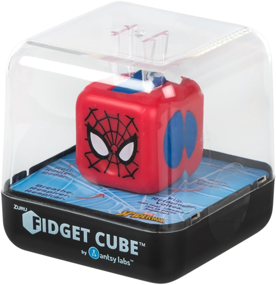 spiderman fidget cube