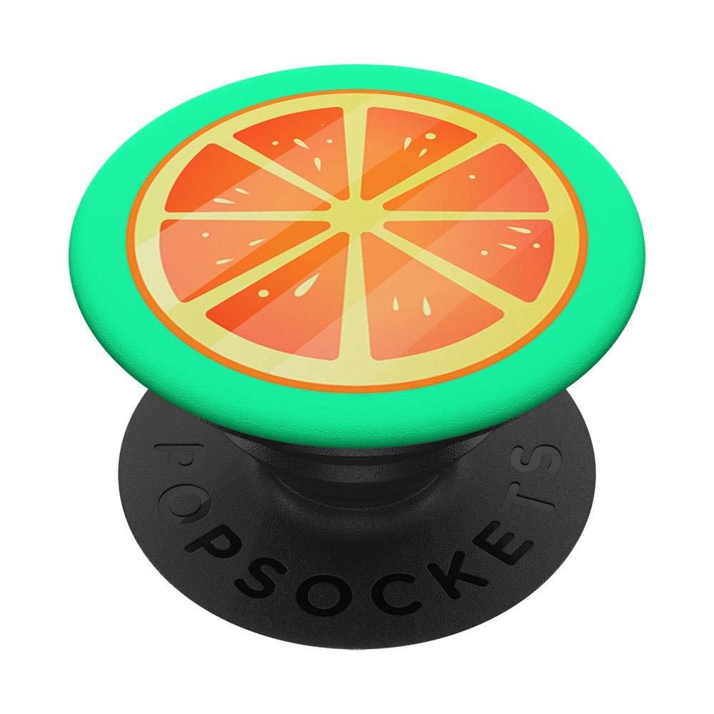 Grapefruit fruit slice PopSockets PopGrip: Swappable Grip for Phones & Tablets