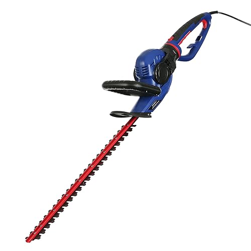 VonHaus Electric Hedge Trimmer, 41cm Blade Length Bush Cutter with
