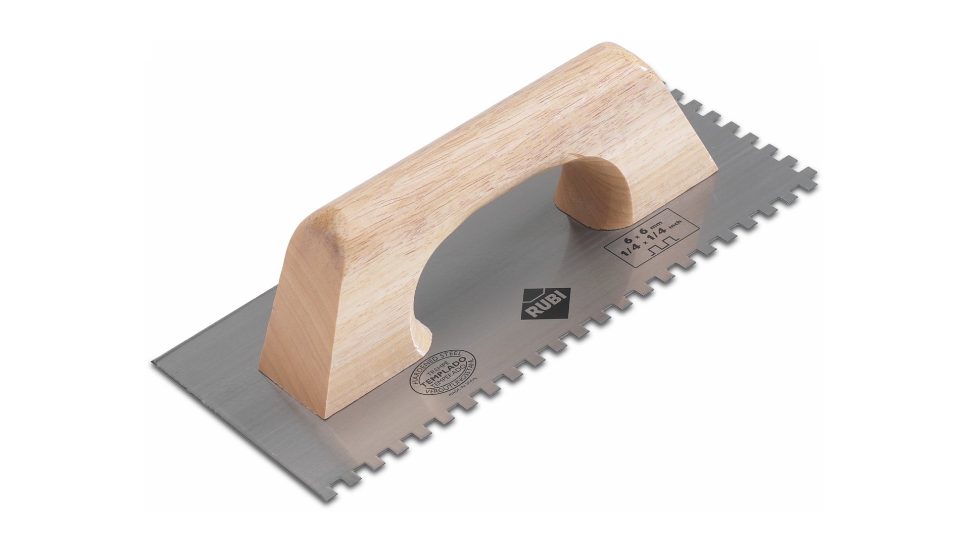 Rubi 65985 Steel Notched Trowel