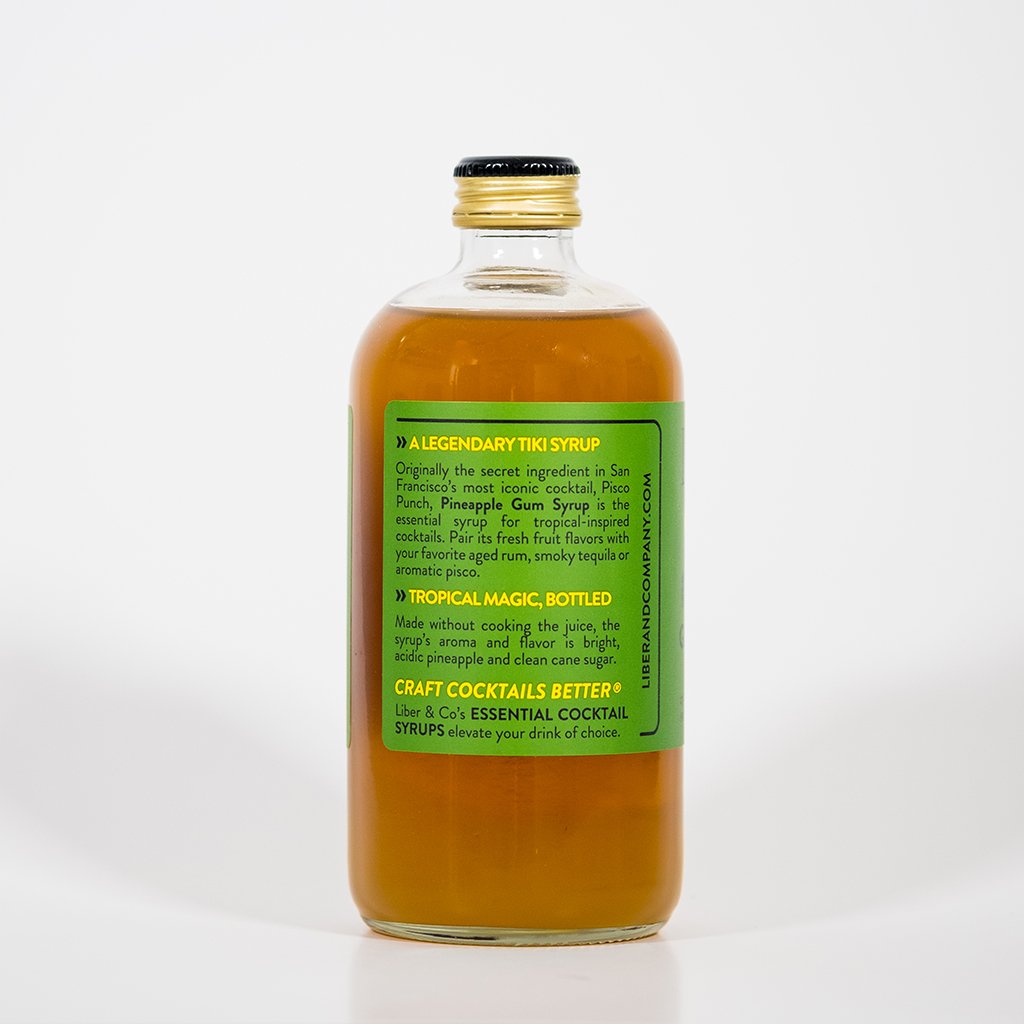 Liber Co Pineapple Gum Syrup 17oz