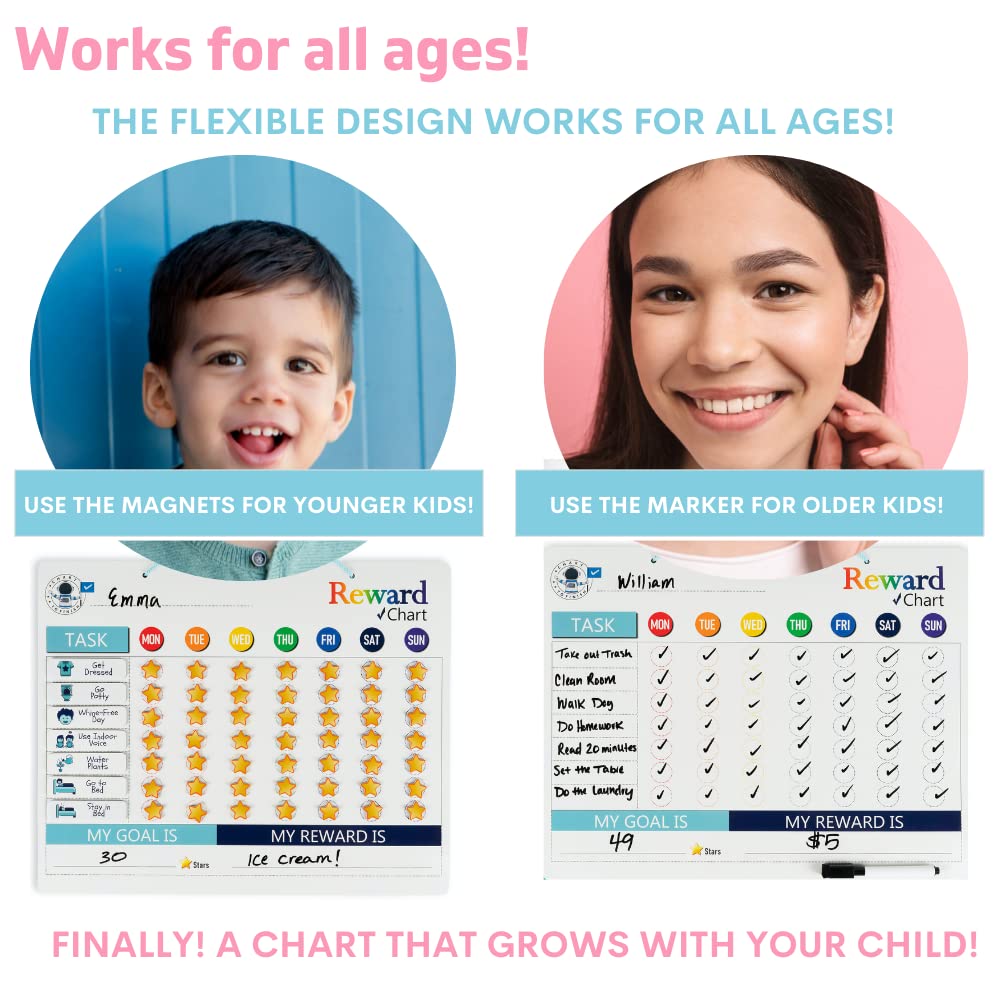 Mua QUOKKA Magnetic Behavior Chore Chart for Kids at Home - Gift Reward ...