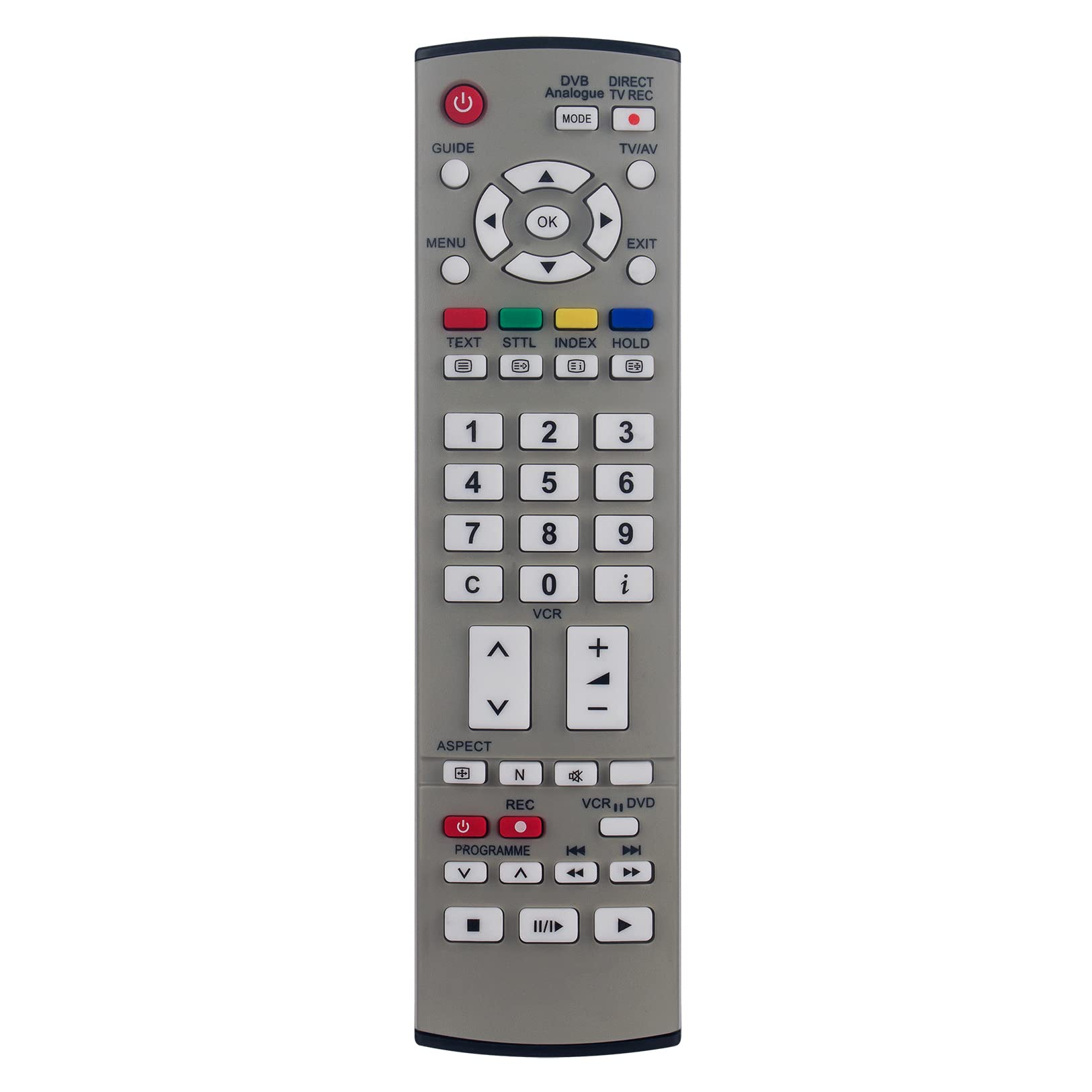 VINABTY PA-765109A EUR765109A sub UR7651050A Replacement Remote Control Compatible with Panasonic TH-103PF10EK TH-103PF10UK TH-37PV70E TH-37PV70P TH-37PV70PA TH-37PV71FA TH-37PV7F