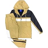 Royal Threads Canada Men’s Active 2-Piece Ridge Windbreaker Tracksuit Matching Set