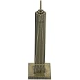 COHEALI World Trade Center Statue Metal New York Building Replica Sculpture Desktop Retro Tourist Souvenirs Collectible Figurines for Home Office 11cm