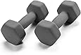Portzon Set of 2 Neoprene Dumbbell Hand Weights, Anti-Slip, Anti-roll
