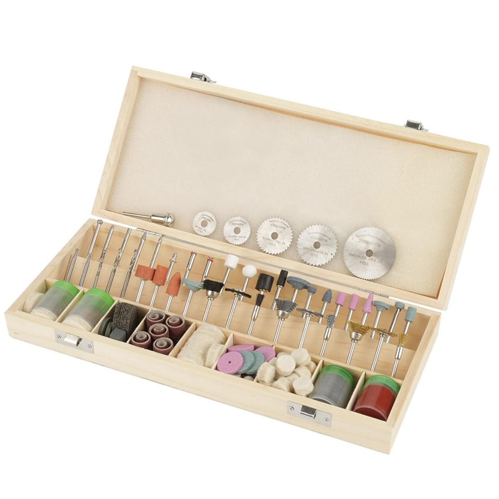 Artillery Rotary Multi Tool Accessories Kit,242Pcs Multifunction 1/8" Shank 35mm Rotary Tool Accessories,High Performance Electric Grinder Set for DIY Cutting,Carving,Sanding,Polishing,Drilling