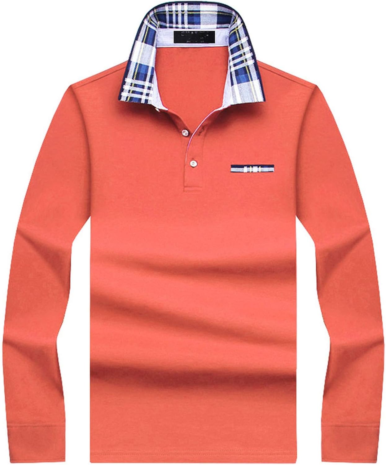 plus size long sleeve polo shirts