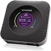 NETGEAR Nighthawk M1 4G LTE WiFi Mobile Hotspot (MR1100-100NAS) – Up to 1Gbps Speed, Works Best with AT&T and T-Mobile, Conne