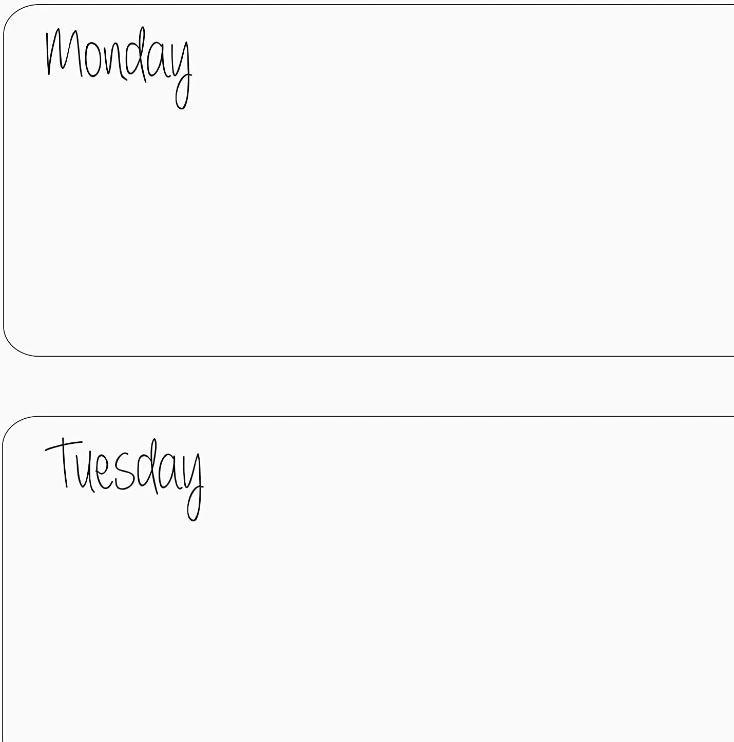 11.69 x 16.53, (A3) Desk pad Jotter with Daily Planner, Days of The Week and Notes: Home & Kitchen
