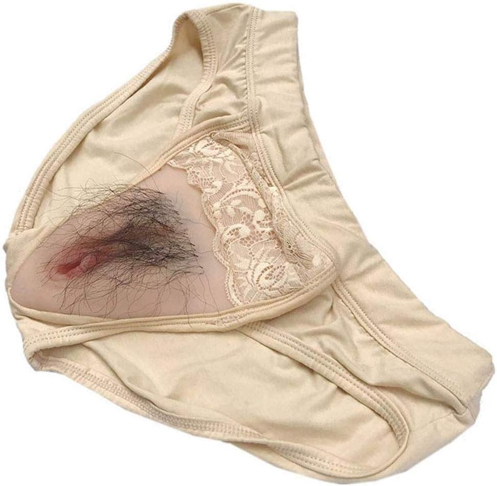 QQA Hiding Gaff Panties Shaper Brief Fake Vaginal Crossdressing Transgender,Natural,M