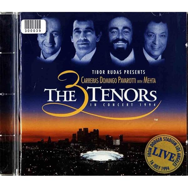 Amazon.com: The 3 Tenors In Concert 1994: CDs & Vinyl