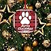 PETCEE Dog Christmas Ornament 2022 Pet Dog Christmas Ornament for Christmas Tree Decorations Dog Puppy Cat Christmas Hanging Ornament Christmas Keepsake Gifts for Pet Dog Cat Lover