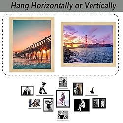 Solid Wood A2 Picture Frame 16.5x23.4 Black Poster