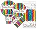 Rainbow Birthday Deluxe Party Pack Serves 16 Plates Cups Napkins & Tablecloth