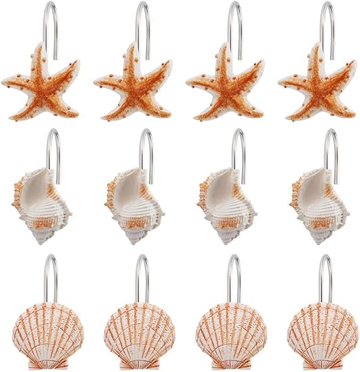 Amazon Com Amazer Shower Curtain Hooks Rings Rustproof Stainless