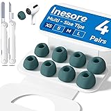 4-Pair Replacement Ear Tips for AirPods Pro 2nd/1st