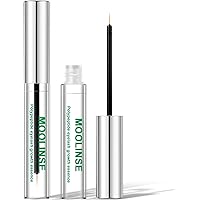 Eyelash Serum Lash Growth Enhancer, Advanced Lash Serum for Thicker, Longer Eyelashes and Eyebrows, Advanced Natural Formula